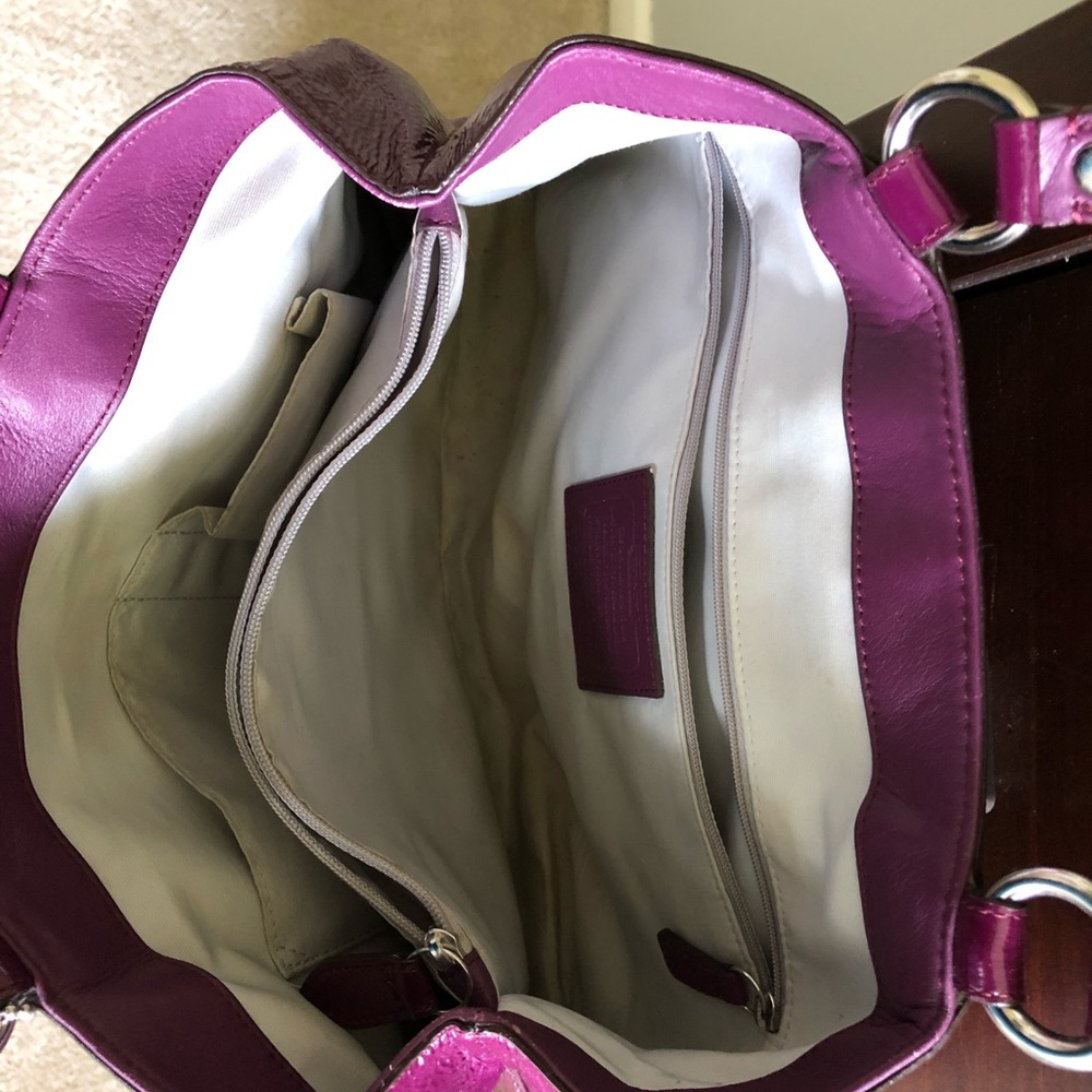 Plum Coach a Purse - Picture 3 of 4